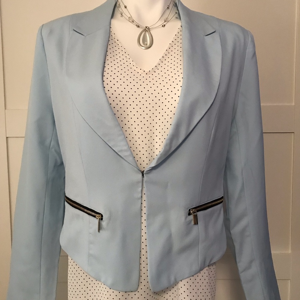 Love Tree Light Blue Blazer
